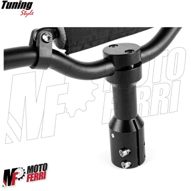MF2213 Manubrio Naked + Supporto Nero MBK Booster Spirit Yamaha BWS 50 2T