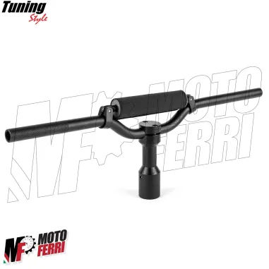 MF2213 Manubrio Naked + Supporto Nero MBK Booster Spirit Yamaha BWS 50 2T