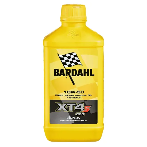 MF4812 Olio Moto Bardahl XT4S 10W50 C60 100% Sintetico Motore Racing 4T - 1Lt