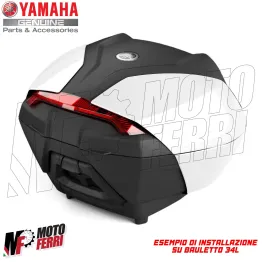 MF4816 Cover Bianco per Bauletto 34L / 45L Originale Yamaha TMax 560 da 2022 a 2024 2