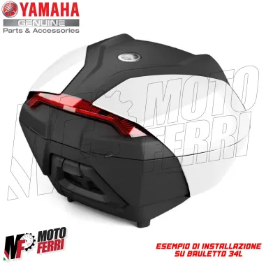 MF4816 Cover Bianco per Bauletto 34L / 45L Originale Yamaha TMax 560 da 2022 a 2024