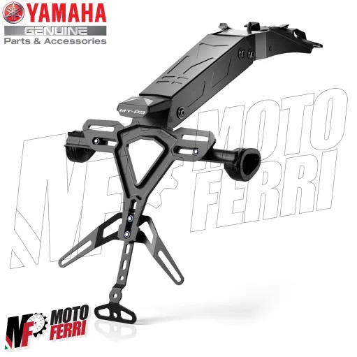 MF4829 Portatarga Sportivo + Luce Targa Originale Yamaha MT-09 da 2021 a 2023