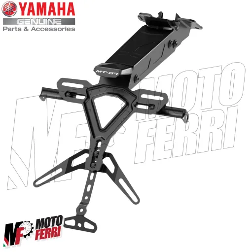 MF4827 Portatarga Sportivo + Luce Targa Originale Yamaha MT-07 da 2021 a 2024