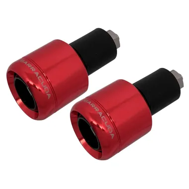 MF4834 Stabilizzatori Manubrio Rosso Barracuda Antivibranti Universale per Moto