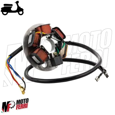 MF0138 Statore Magnete Volano 6 Poli Specifico per Piaggio Vespa ET3 - VMB1T