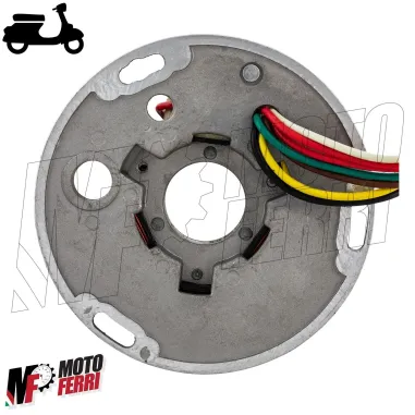 MF1036 Statore Magnete Vespa PX 125 150 200 Arcobaleno Avviamento Elettrico