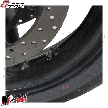 MF3202 Kit 2 Valvola G-PRO 90 gradi CNC Cerchio tubeless Universale Moto Scooter