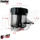 MF4839 Serbatoio Vaschetta Liquido Olio Freno / Frizione Fumè Universale Moto