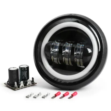 MF4715 Fanale Faro Anteriore Led per Vespa 125 ET3 Primavera 6/12V 7000 Lumen