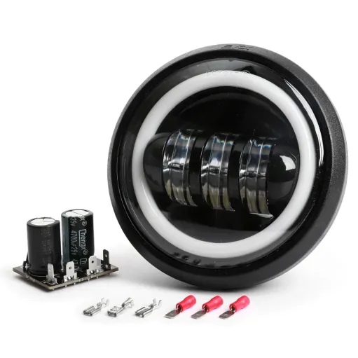 MF4715 Fanale Faro Anteriore Led per Vespa 125 ET3 Primavera 6/12V 7000 Lumen