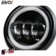 MF4715 Fanale Faro Anteriore Led per Vespa 125 ET3 Primavera 6/12V 7000 Lumen