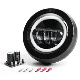 MF4716 Fanale Faro Anteriore Led Evok Vespa 50 125 HP FL FL2 6/12V 7000 Lumen