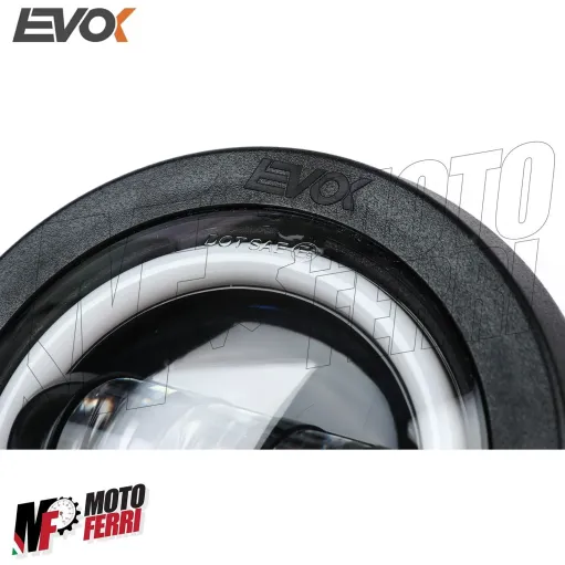 MF4716 Fanale Faro Anteriore Led Evok Vespa 50 125 HP FL FL2 6/12V 7000 Lumen