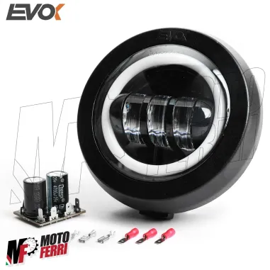 MF4716 Fanale Faro Anteriore Led Evok Vespa 50 125 HP FL FL2 6/12V 7000 Lumen