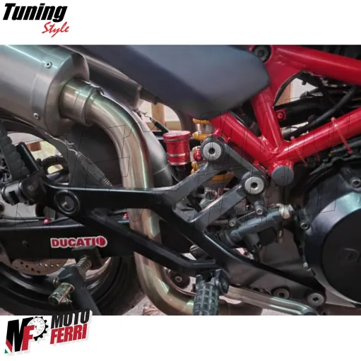 MF4845 Serbatoio Vaschetta Liquido Olio Freno Posteriore Nero Universale Moto