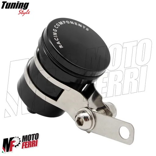 MF4845 Serbatoio Vaschetta Liquido Olio Freno Posteriore Nero Universale Moto