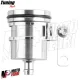 MF4845 Serbatoio Vaschetta Liquido Olio Freno Posteriore Argento Universale Moto