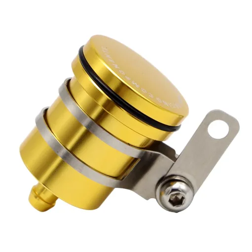 MF4845 Serbatoio Vaschetta Liquido Olio Freno Posteriore Oro Universale Moto