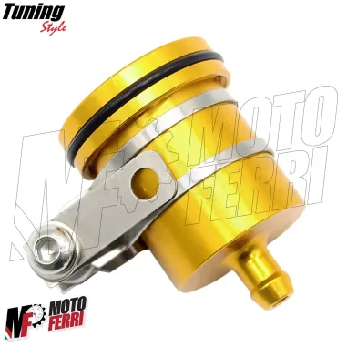 MF4845 Serbatoio Vaschetta Liquido Olio Freno Posteriore Oro Universale Moto