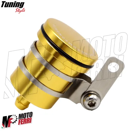 MF4845 Serbatoio Vaschetta Liquido Olio Freno Posteriore Oro Universale Moto