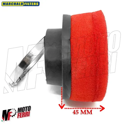MF1297 Filtro Aria Marchald Spugna Vespa Carburatore Dellorto VHSH VHSB 30 34