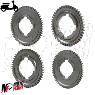 MF0066 Kit Ingranaggi Cambio 4 Velocita Vespa 50 Special R L N 125 ET3 Primavera