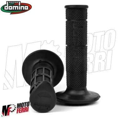 MF4857 Manopole Domino Nero Soft Grips Universali per Cross Enduro Yamaha Honda