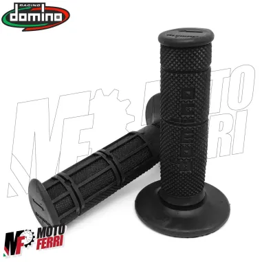 MF4857 Manopole Domino Nero Soft Grips Universali per Cross Enduro Yamaha Honda