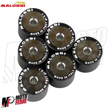 MF1627 Rulli Massette Malossi Variatore 16x13 Grammi 5.1 per Scooter 50 CC
