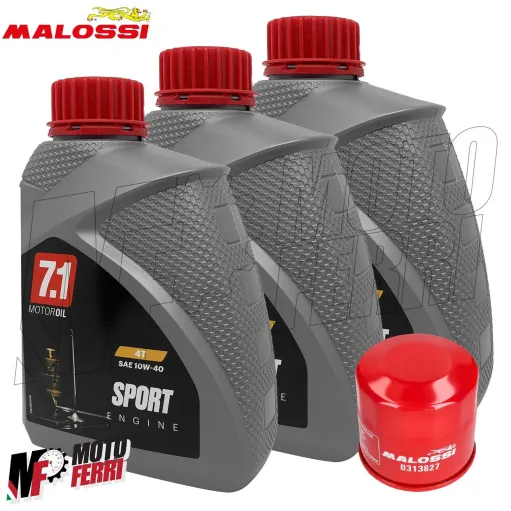 MF2599 Kit 3lt Olio Malossi Oil Sport 10W40 + Filtro TMax 530 560 2017 / 2025