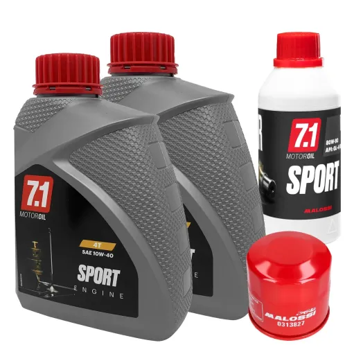 MF2603 Olio 2L Malossi 10W40 + Trasmissione + Filtro Honda SH 300 mod 2007-2020