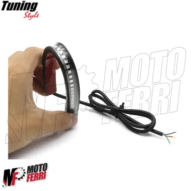 MF4862 Striscia Stop Frecce Posteriore Led DRL Universale Moto Scooter Cross