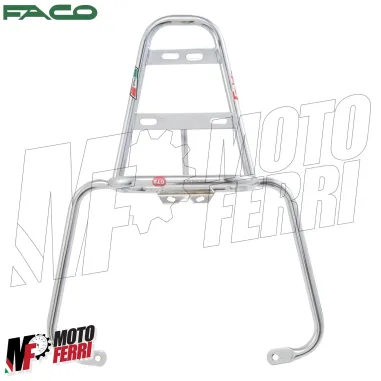 MF4863 Portapacchi Posteriore Cromato Faco per Vespa GTS 125 250 300 (2005/2022)
