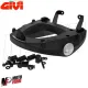 MF4870 - Staffe + Piastra per Bauletto Givi Suzuki Burgman 250 400 mod 2003/2006
