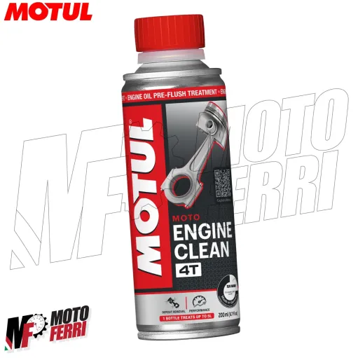 MF1746 Motul Engine Clean Moto Additivo Pulitore Lavaggio Olio Motore 200 ml