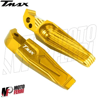 MF3417 Pedane Poggiapiedi Pedalini Oro TMAX 500 530 560 dal 2001 al 2025