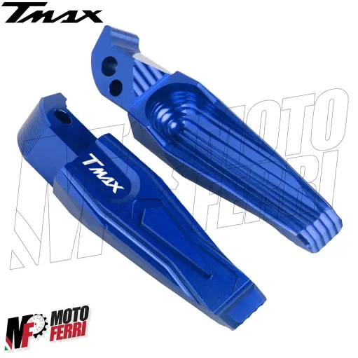 MF3417 Pedane Poggiapiedi Pedalini Blu TMAX 500 530 560 dal 2001 al 2025