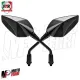 MF4500 Specchietti FAR Nero/Carbon Look Omologati per Honda SH 125 150 300 350
