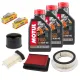Kit Tagliando TMax 530 2012 / 2016 Filtri Aria Olio Motul 7100 10W40 Candele NGK