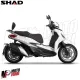 MF4896 Kit Schienalino Poggiaschiena SHAD Piaggio Beverly 300 400 HPE 2021/2024