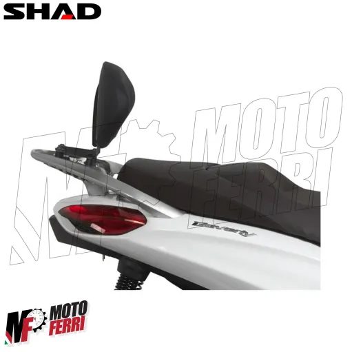 MF4896 Kit Schienalino Poggiaschiena SHAD Piaggio Beverly 300 400 HPE 2021/2024