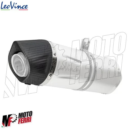 MF3622 - Fondello Carbonio Marmitta LeoVince LV One TMax 500 530 560 (2008-2024)