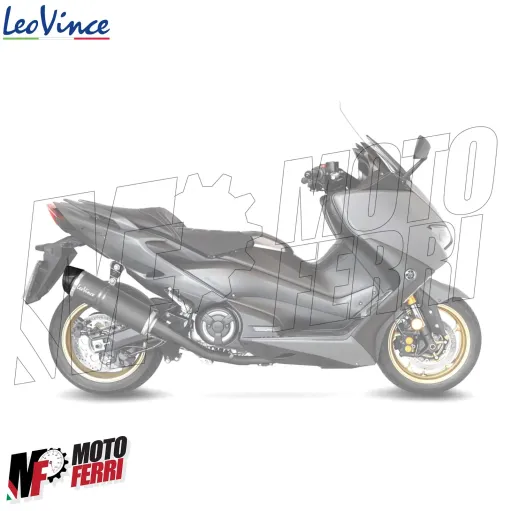 MF3623 Fondello Carbonio Marmitta LeoVince LV One - TMax 500/530/560 (2008-2024)