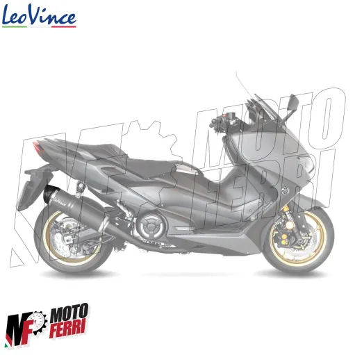 MF3622 - Fondello Carbonio Marmitta LeoVince LV One TMax 500 530 560 (2008-2024)