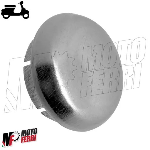 MF0524 Tappo Mozzo Ruota Alluminio Cromato Vespa 50 125 150 200 Special ET3 Primavera PX