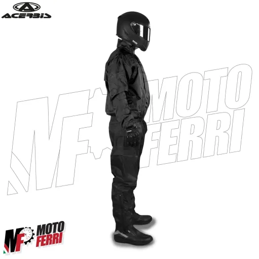 MF4905 Tuta Antipioggia Impermeabile Acerbis Giacca + Pantalone Moto Scooter