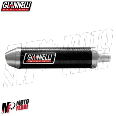 MF2986 SILENZIATORE GIANNELLI IN CARBONIO DM 28 MARMITTA UNIVERSALE MOTO 2T 4T
