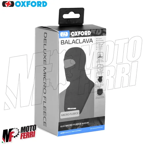 MF4907 - Sottocasco Balaclava Oxford Termico in Pile Anti Vento per Moto Scooter