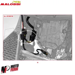 MF4908 Emulatore Sonda Lambda Malossi Honda SH 125 / 150 dal 2020 al 2024 E5 2