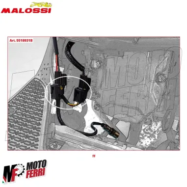 MF4908 Emulatore Sonda Lambda Malossi Honda SH 125 / 150 dal 2020 al 2024 E5